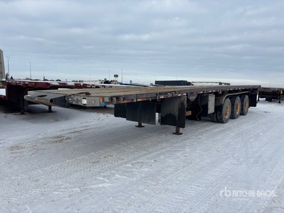 2013 Doepker 41 ft Tri/A Flatbed Olieveld aanhangwagen