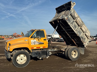 1998 GMC C7500 4x2 شاحنة قلابة /محور واحد