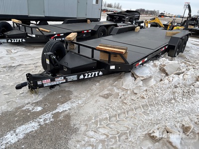 2026 Industrias America 227T 22 ft T/A Tilt Deck Trailer (Unused)