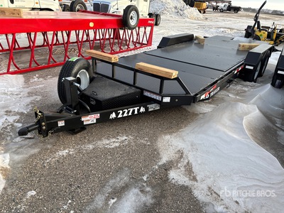 2026 Industrias America 227T 22 ft T/A Tilt Deck Trailer (Unused)