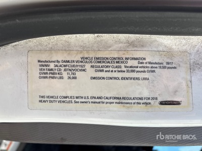 2018 Freightliner M2 106 4x2 Van Truck