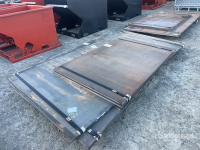 Quantity of 2025 Kit Containers Steel Plates (Unused)