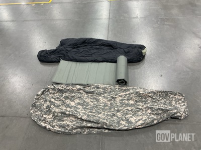 (14) Sleeping Bags, (18) Bivy Covers & Assorted Items