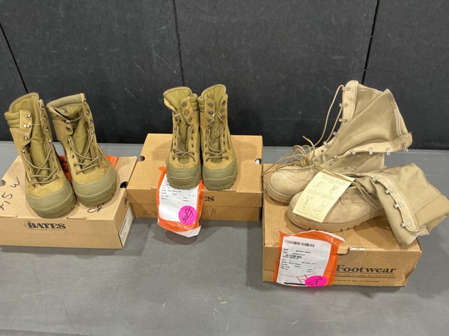 (60) Pairs of Men&rsquo;s Boots & (31) Pairs of Combat Boots