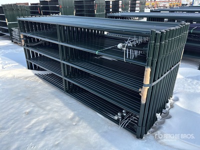 Quantity of (24) 10 ft x 4 ft Ranch Vee Poort (Unused)