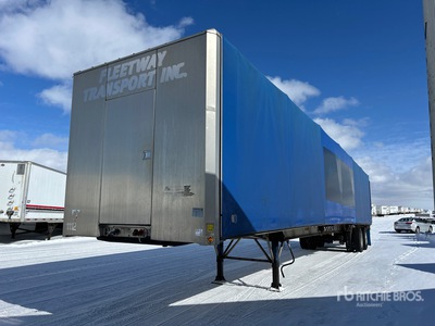 2017 East 53 ft T/A Curtain Side Trailer