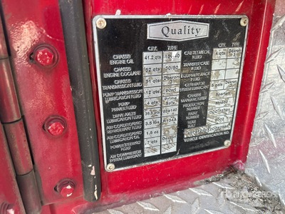 2002 Spartan Gladitor Camión de bomberos
