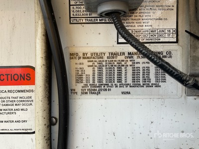 2018 Utility   48 ft T/A Refrigerated Trailer