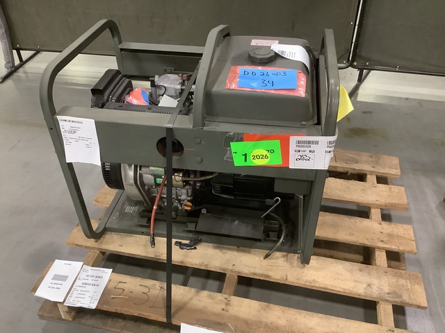 Dayton 4W115 4kW Heavy Duty Diesel Generator Set