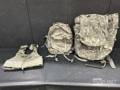 (24) Assault Packs, (10) Large Field Packs & (22) Fighting Load Carriers