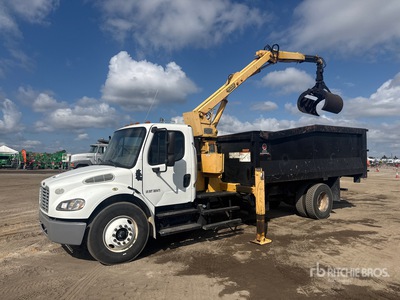 Petersen Industries INC TL3 7100 lb Knuckle Boom on 2015 Freightliner M2 106 4x2 Grapple Truck