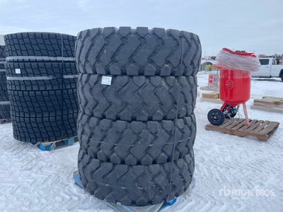 Quantity of (4) Beaver 20.5R25 Tires (Unused)