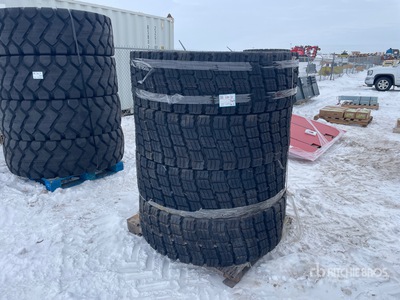 Quantity of (4) Pallets of Beaver 17.5R25 Tires (Unused)