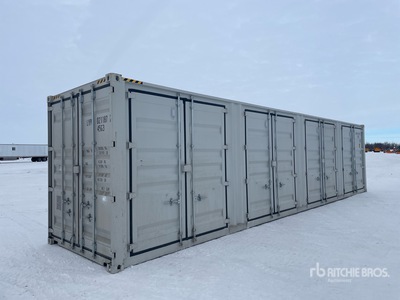 40 ft High Cube Multi-Door Storage Container