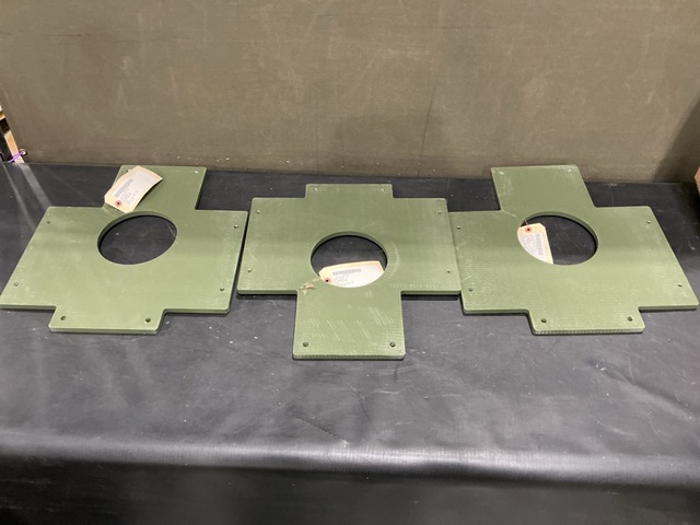 (6) DRS SW34756-301 Mounting Plates