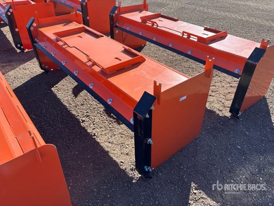 2025 Kit Containers QT-SP-8-23-PB 97 in Skid Steer Snow Pusher (Unused)