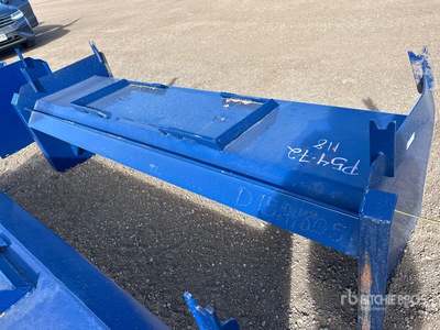 2025 Kit Containers QT-SPE-8-23 96 in Skid Steer Snow Pusher (Unused)