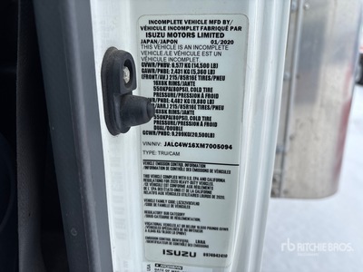 2021 Isuzu NPR XD Van Truck