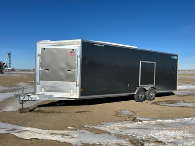 2021 Alcom LLC 28 ft T/A Enclosed Trailer