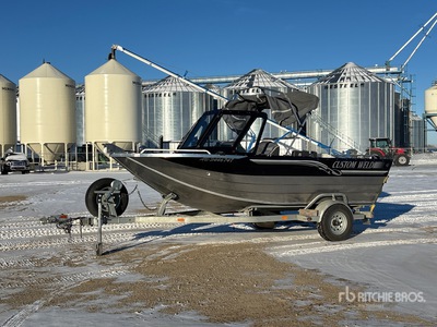 2011 Custom Weld 18 ft Jet Boat w/2011 Trailer