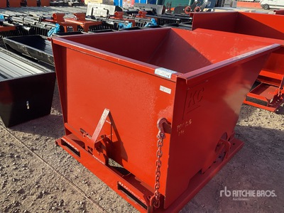 2025 Kit Containers 1.5YFT-SST Skid Steer Dump Hopper (Unused)