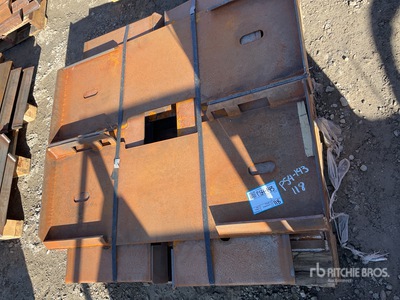 2025 Kit Containers QT-F-BLANK Skid Steer Attachment Mounting Plate (Unused)