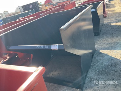 2025 Kit Containers 2YFT-SST Skid Steer Dump Hopper (Unused)