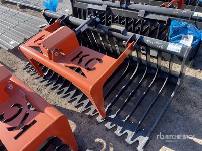 2025 Kit Containers QT-SG-S76-V3 76 in Skeleton Skid Steer Grapple (Unused)