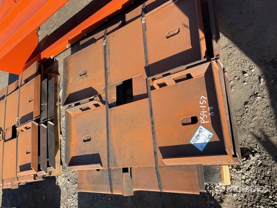 2025 Kit Containers QT-F-BLANK Skid Steer Attachment Mounting Plate (Unused)