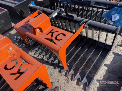 2025 Kit Containers QT-SG-S76-V3 76 in Skeleton Skid Steer Grapple (Unused)