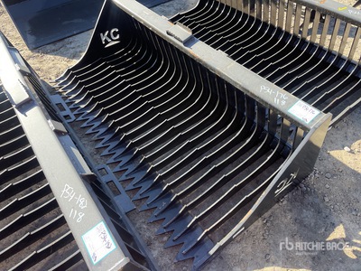 2025 Kit Containers QT-SB-H72-F 72 in Skeleton Skid Steer Bucket (Unused)