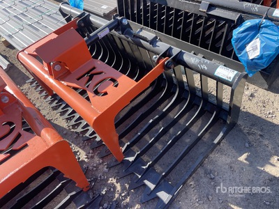 2025 Kit Containers QT-SG-S76-V3 76 in Skeleton Skid Steer Grapple (Unused)