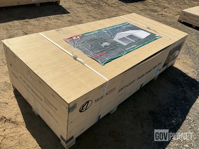 KJ K2223 Double Garage Metal Shed - Unused