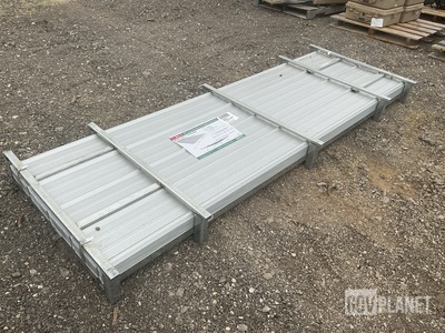 (100) Piece Lot of 10' Long Corrugated Steel Panels
