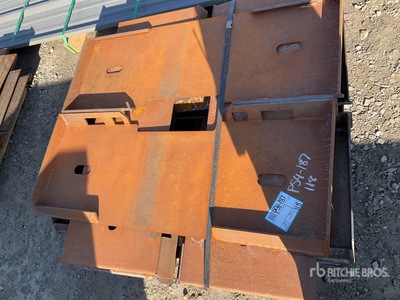 2025 Kit Containers QT-F-BLANK Skid Steer Attachment Mounting Plate (Unused)