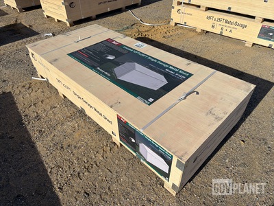 KJ K1220 Single Garage Metal Shed - Unused