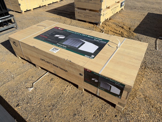 KJ K2030 Metal Garage - Unused