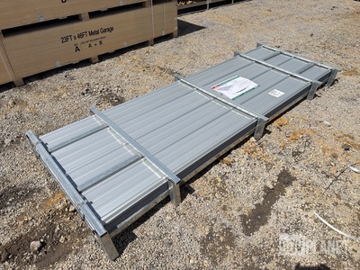 (100) Piece Lot of 10' Long Corrugated Steel Panels