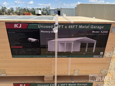 KJ K2346 Metal Garage - Unused