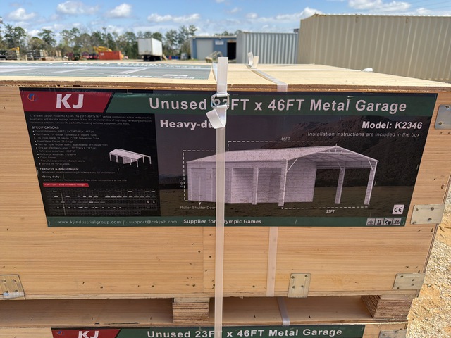 KJ K2346 Metal Garage - Unused