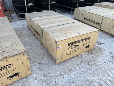 MSC1220F 12 ft x 20 ft Metal Livestock Shelter (Unused)