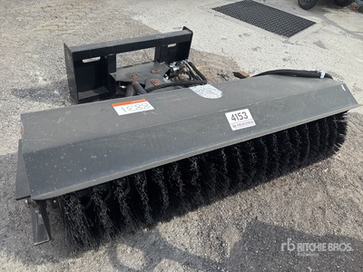 Wolverine PAB11 72 in Skid Steer Broom - Fits Wolverine