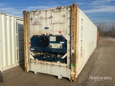 40 ft High Cube Refrigerated Storage Container (Inoperable)