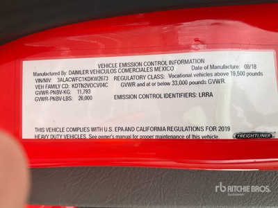 2019 Freightliner M2 106 Van Truck