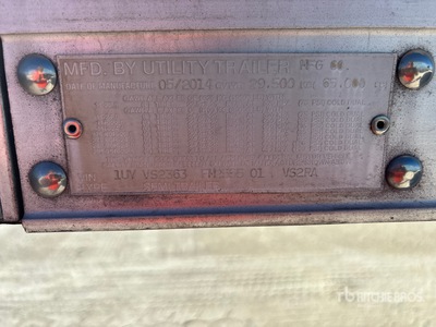 2015 Utility 36 ft T/A Remolque refrigerado