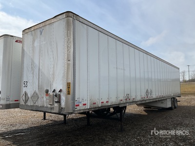 2015 Vanguard 53 ft x 102 in T/A Van Trailer