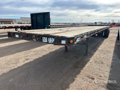 1988 Great Dane 48 ft T/A Flatbed Trailer
