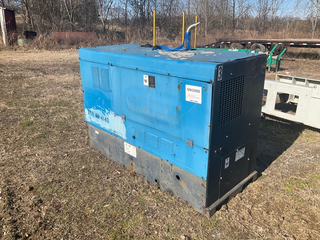 2004 Miller 400D Skid-Mounted Multi-Process Electric Welder