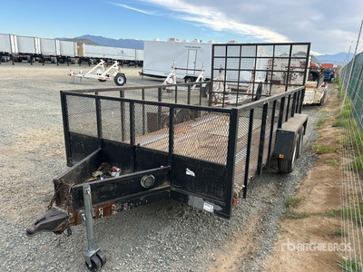 Custom Built 14 ft T/A Utility Trailer