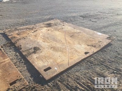8 ft x 10 ft 0 in (1 in Thick) Road Steel Plates